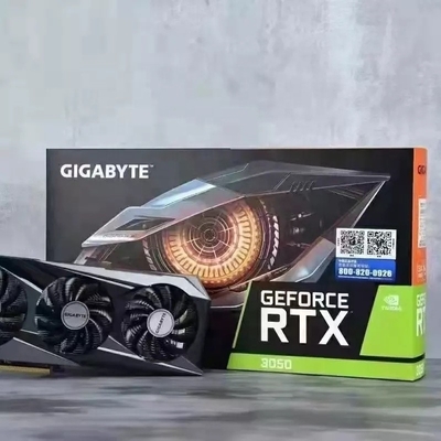 کارت گرافیک گیمینگ جدید Gigabyte GeForce RTX3050 oc8G Magic Eagle سه فن موجود در RTX 3050