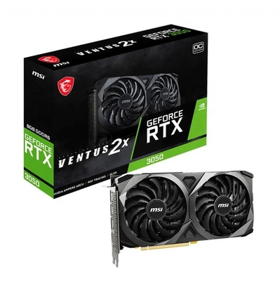 کارت گرافیک جدید MSI RTX 3050 GPU GeForce 3050 8GB GDDR6 rtx3050 PC Gaming